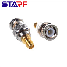 Прямой RF адаптер SMA Female to BNC Male Adapter